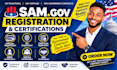do sam gov registration, uei, cage code application 8a, wosb, mbe certification
