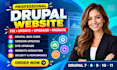 fix update upgrade or migrate your drupal 7 8 9 10 or 11 website, drupal