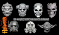 create 3d mask, wearable mask, halloween mask, stl file