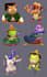 create stylized handpainted 3d game assets and characters