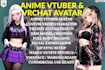 create vtuber model, anime vrchat avatar, furry vrm rigging, nsfw toggle,animaze