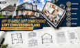 create hip to gable loft conversion plans and planning drawings for application