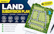 design a professional land subdivision plan, lot layout and subdivision map