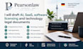 draft ai, saas, software licensing and technology legal document review
