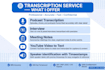 transcribe audio to text accurately