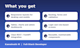 build a responsive react web app and admin dashboard
