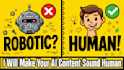 proofread edit, add human touch to your ai generated content