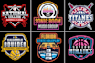 design an authentic game title, youtube, and business logo
