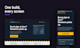 build a modern nextjs landing page with react and tailwind