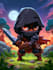 draw 2d game character illustration