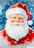 draw a custom santa claus portrait illustration