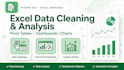do data analysis, excel dashboard, data cleaning and visualization in pow