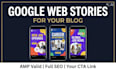 create google web stories with seo optimized images for any niche