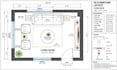 create a 2d interior floor plan and furniture layout in autocad