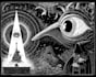 create a true woodcut or linocut illustration