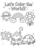 create kids activity worksheet design