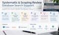 run your systematic or scoping review database search