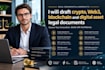 draft digital asset legal document, review crypto, web3, blockchain documents
