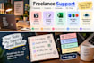 video editing, content writting, ms office etc