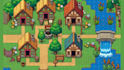 do a rpg pixel game art pixel tileset  game tile map background game environment