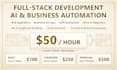 build full stack web apps and ai automations