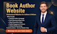 build author website, children book author website design, portfolio website