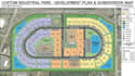 do custom industrial park map, driveway plan, subdivision map, destination map