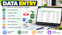 do accurate data entry, copy paste and web research