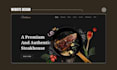 design an appetizing restaurant website with digital menu
