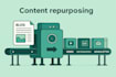 build a content repurposing social media content creation workflow