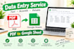 do fast and accurate data entry in excel and google sheets