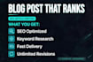 write 100 percent  human written SEO optimized blog post and article