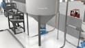 create 3d industrial animation machinery factory process plant visualization