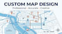 create professional, accurate, and visually appealing custom maps