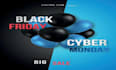 make halloween, cyber monday, christmas , black friday flyer