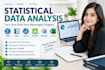 perform statistical data analysis using spss, stata, jamovi, excel