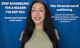 be your self tape reader for film and TV auditions