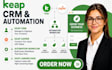 integrate keap crm keap zapier keap automation  workflow keap landing page