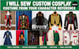 sew custom cosplay costume
