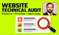 audit your website functionality and technical performance