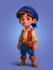 draw 2d game character or 2d character design