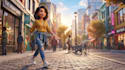create a 3d cartoon promo video with ia