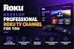 develop professional roku tv channel for you