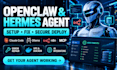 setup secure openclaw hermes agent jarvis claude code ollama n8n mcp gpt 6 astra