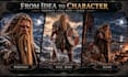 create custom rpg fantasy sci fi and urban fantasy characters