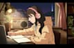 create  lofi loop animation, relaxing lofi, lofi girl loop with custom illustrat