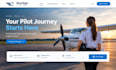 build flight school website wix aviation training website with booking