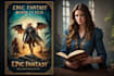 create an epic fantasy book cover