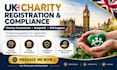 help with UK charity registration, charity commission and compliance