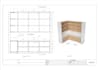 millwork shop drawing, custom furniture design